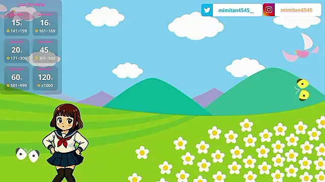 Snapshot of mimitan4545 chatting on June 14, 10:27 am mimitan4545 online show from June 14, 10:27 am