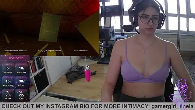 Gamergirl-Linela online show from October 21, 9:52 am