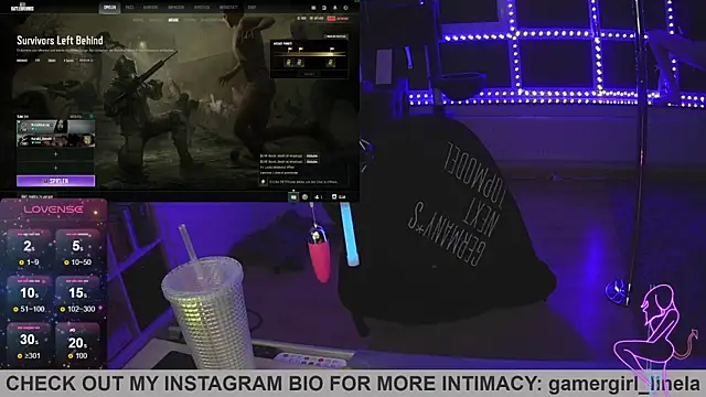 Snapshot of Gamergirl-Linela chatting on September 30, 2:06 am Gamergirl-Linela online show from September 30, 2:06 am