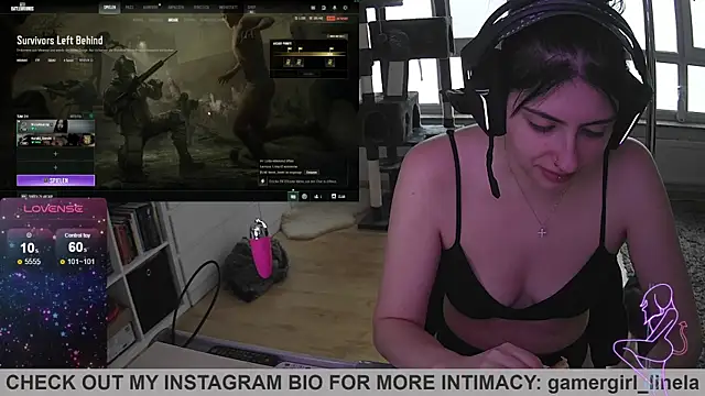 Snapshot of Gamergirl-Linela chatting on September 26, 3:19 pm Gamergirl-Linela online show from September 26, 3:19 pm