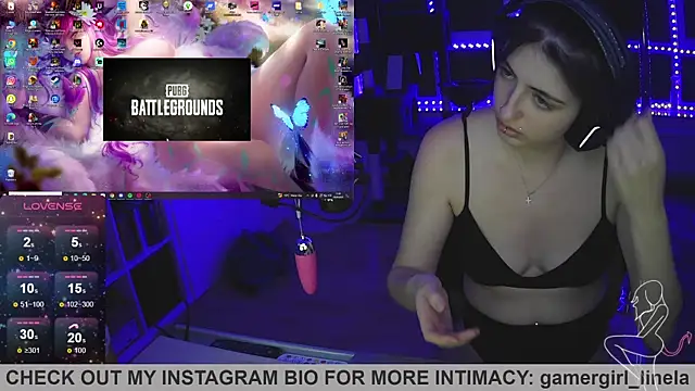 Snapshot of Gamergirl-Linela chatting on September 25, 7:09 pm Gamergirl-Linela online show from September 25, 7:09 pm