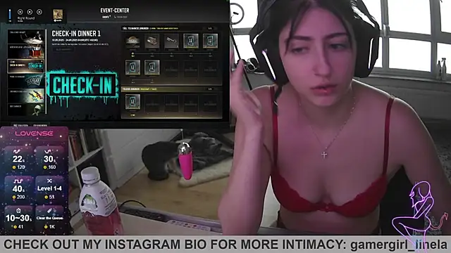 Snapshot of Gamergirl-Linela chatting on September 10, 4:39 pm Gamergirl-Linela online show from September 10, 4:39 pm