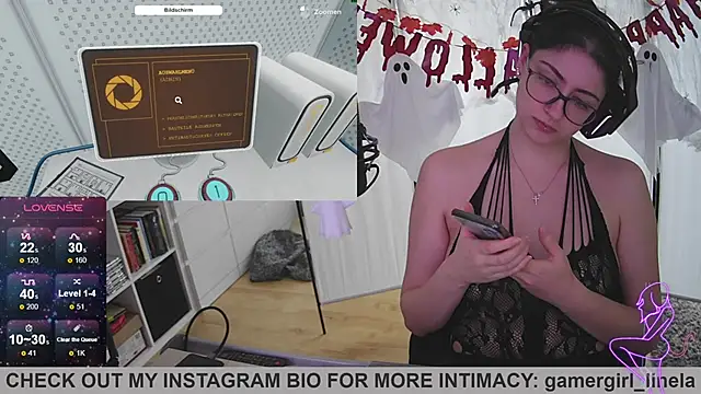 Gamergirl-Linela online show from October 28, 9:52 am