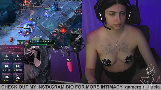 Snapshot of Gamergirl-Linela chatting on January 8, 4:24 pm Gamergirl-Linela online show from January 8, 4:24 pm