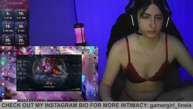 Snapshot of Gamergirl-Linela chatting on March 2, 1:17 am Gamergirl-Linela online show from March 2, 1:17 am