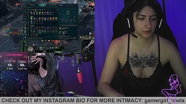 Snapshot of Gamergirl-Linela chatting on January 5, 5:38 pm Gamergirl-Linela online show from January 5, 5:38 pm