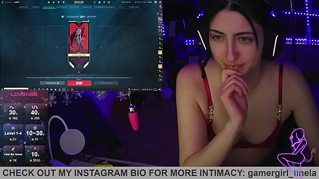 Gamergirl-Linela online show from November 17, 6:23 pm