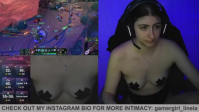 Snapshot of Gamergirl-Linela chatting on January 16, 1:53 am Gamergirl-Linela online show from January 16, 1:53 am