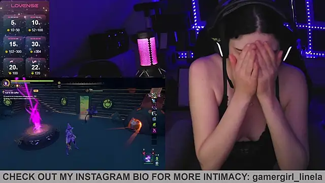 Snapshot of Gamergirl-Linela chatting on June 14, 2:24 am Gamergirl-Linela online show from June 14, 2:24 am
