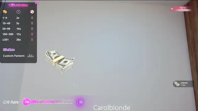 Carolblonde online show from March 12, 4:30 am