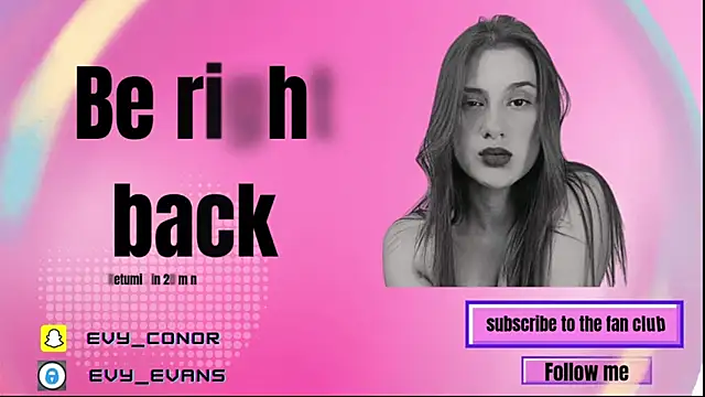 Snapshot of Evy_conor chatting on September 27, 10:43 am Evy conor online show from September 27, 10:43 am