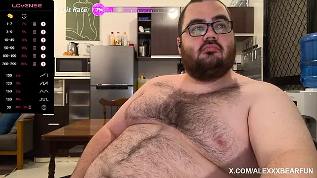 alexxxbear online show from October 28, 7:02 pm