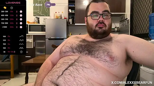 alexxxbear online show from October 27, 9:38 pm