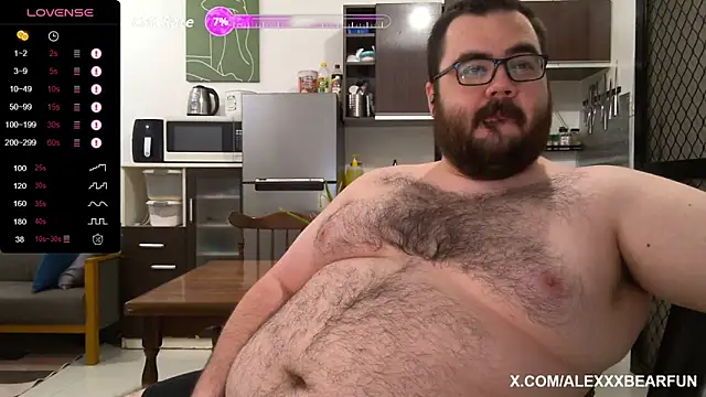 alexxxbear online show from October 1, 5:50 pm