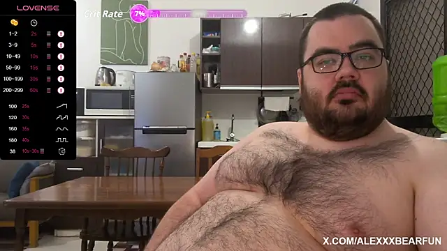 alexxxbear online show from September 13, 9:15 pm