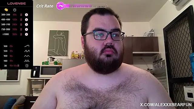 alexxxbear online show from October 11, 10:11 pm