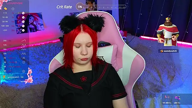 Snapshot of Little_kitsune1707 chatting on February 26, 10:36 pm Little kitsune1707 online show from February 26, 10:36 pm