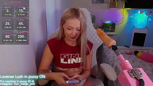 Snapshot of Margony chatting on June 20, 5:56 am Margony online show from June 20, 5:56 am