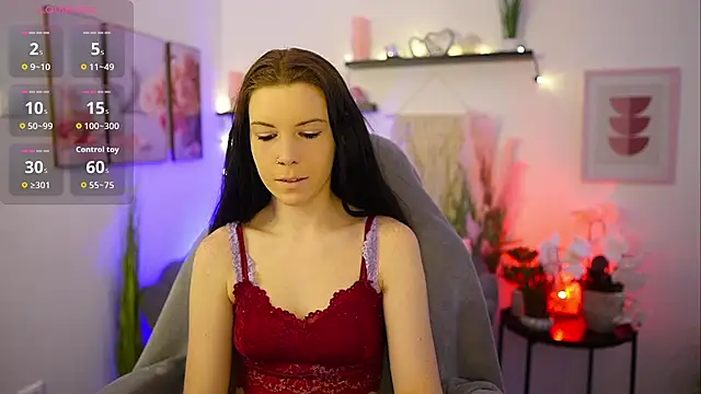 April Olsen online show from March 12, 2:10 pm