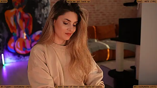 Snapshot of _Allie_ chatting on February 25, 2:37 pm Allie online show from February 25, 2:37 pm