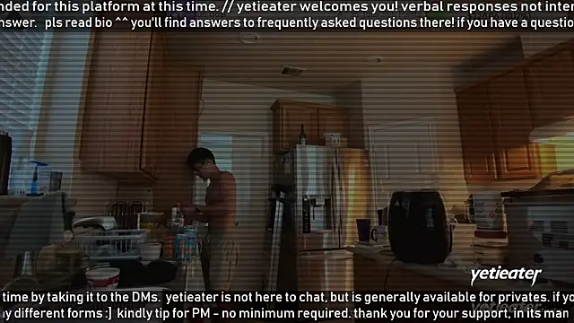 Snapshot of yetieater chatting on July 14, 6:03 pm yetieater online show from July 14, 6:03 pm