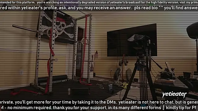 Snapshot of yetieater chatting on February 12, 11:30 pm yetieater online show from February 12, 11:30 pm