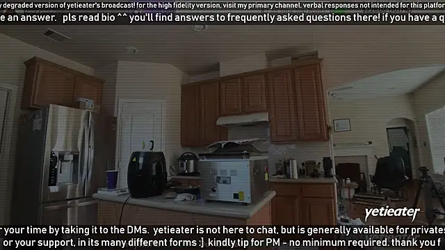 Snapshot of yetieater chatting on February 4, 4:39 pm yetieater online show from February 4, 4:39 pm