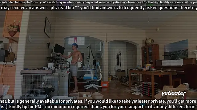 Snapshot of yetieater chatting on March 16, 8:10 pm yetieater online show from March 16, 8:10 pm