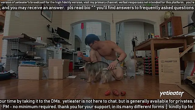 Snapshot of yetieater chatting on March 16, 5:07 pm yetieater online show from March 16, 5:07 pm