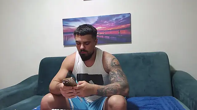 Tiberius hunk online show from October 24, 6:12 am