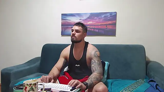 Tiberius hunk online show from January 12, 7:48 am