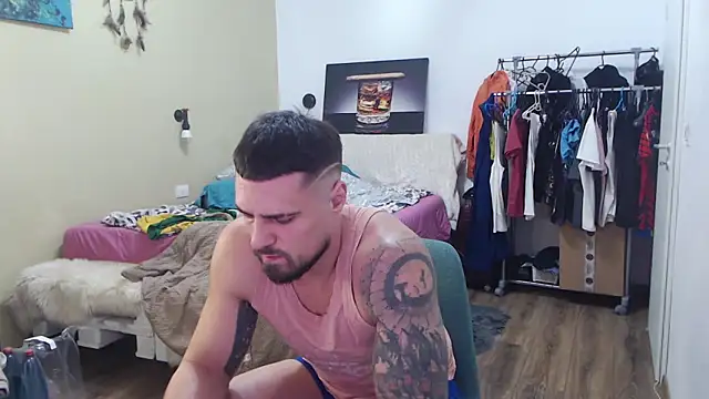 Tiberius hunk online show from February 26, 4:40 pm