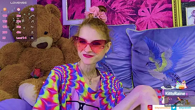 Snapshot of KittyRaine chatting on July 8, 12:50 pm KittyRaine online show from July 8, 12:50 pm
