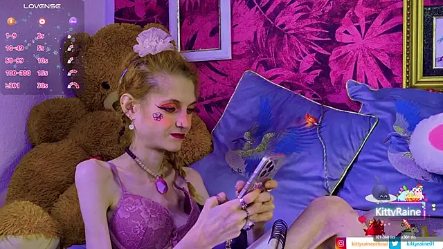 Snapshot of KittyRaine chatting on July 14, 12:55 pm KittyRaine online show from July 14, 12:55 pm