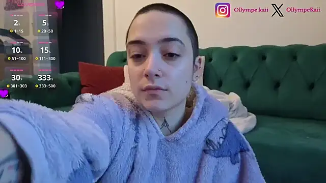 Snapshot of OllympeKaii chatting on December 1, 7:20 am OllympeKaii online show from December 1, 7:20 am