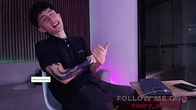 troy rouge online show from November 7, 7:18 pm