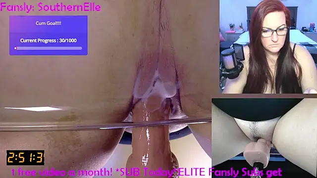 Snapshot of SouthernElle1 chatting on June 15, 1:11 pm SouthernElle1 online show from June 15, 1:11 pm