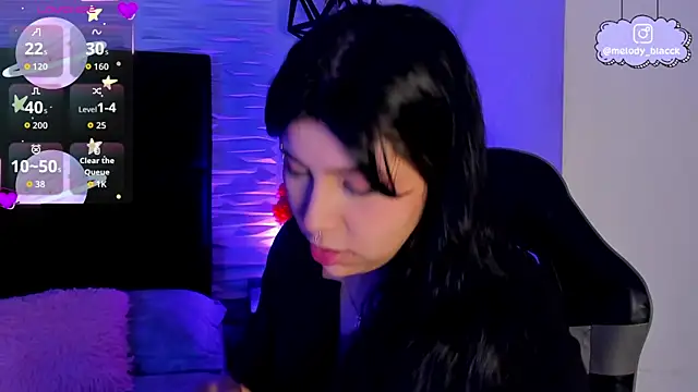 Melody Black  online show from January 13, 8:35 pm