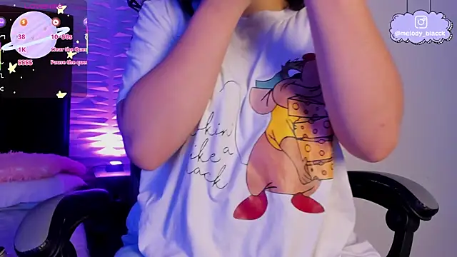 Snapshot of Melody_Black_ chatting on November 17, 8:46 pm Melody Black online show from November 17, 8:46 pm