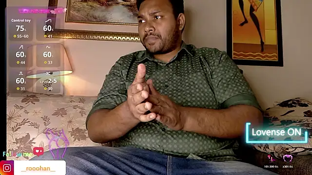 Naughty Rohan  online show from February 25, 7:30 am