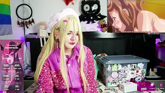 Snapshot of Devil_And_Princess chatting on May 30, 1:34 am Devil And Princess online show from May 30, 1:34 am