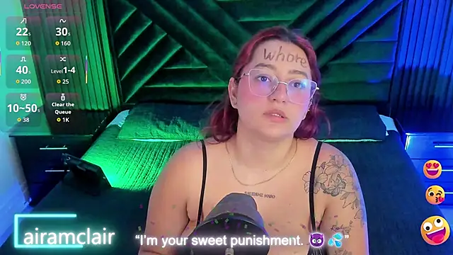 airamclair online show from November 11, 10:26 pm