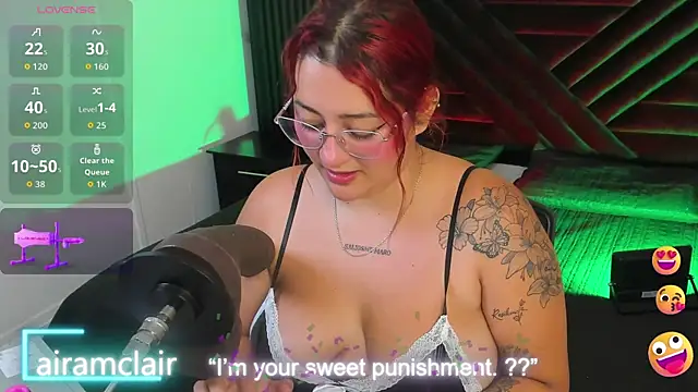 airamclair online show from November 14, 9:51 pm