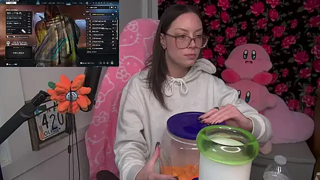 SpaceCowWhore online show from February 18, 7:21 pm