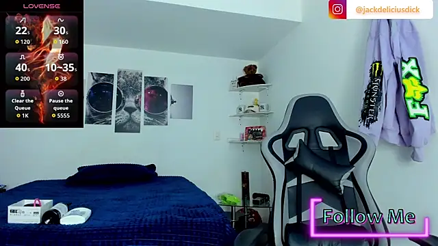 jackdeliciusdick online show from October 7, 8:15 am