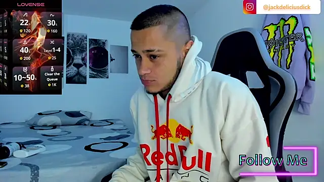 Snapshot of jackdeliciusdick chatting on December 16, 8:29 am jackdeliciusdick online show from December 16, 8:29 am