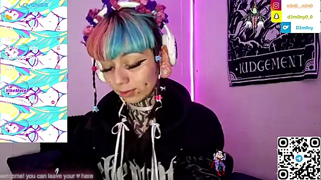 d3m0ny0 0 online show from November 29, 6:13 am