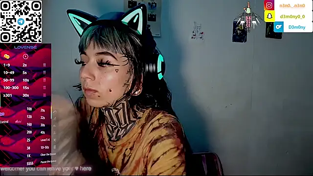 d3m0ny0 0 online show from March 24, 7:08 am