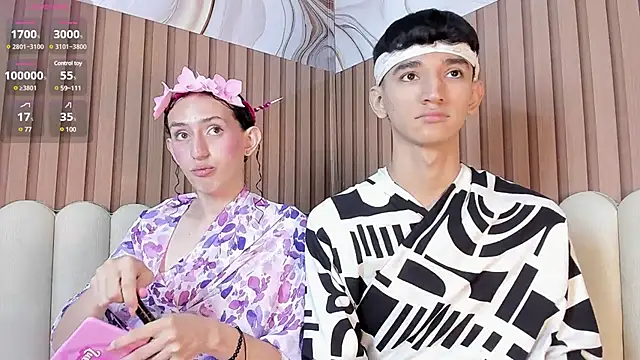 peachandtyron  online show from March 19, 7:17 pm