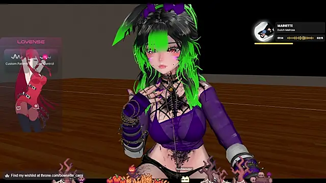 Bowsette Cami online show from October 23, 3:21 pm